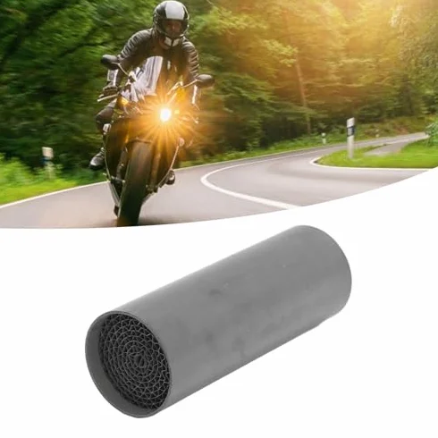 Katalizator Wydechowy Motocykla Tłumik ze Stali Nierdzewnej Uniwersalny do Motocykla (35 * 100mm)