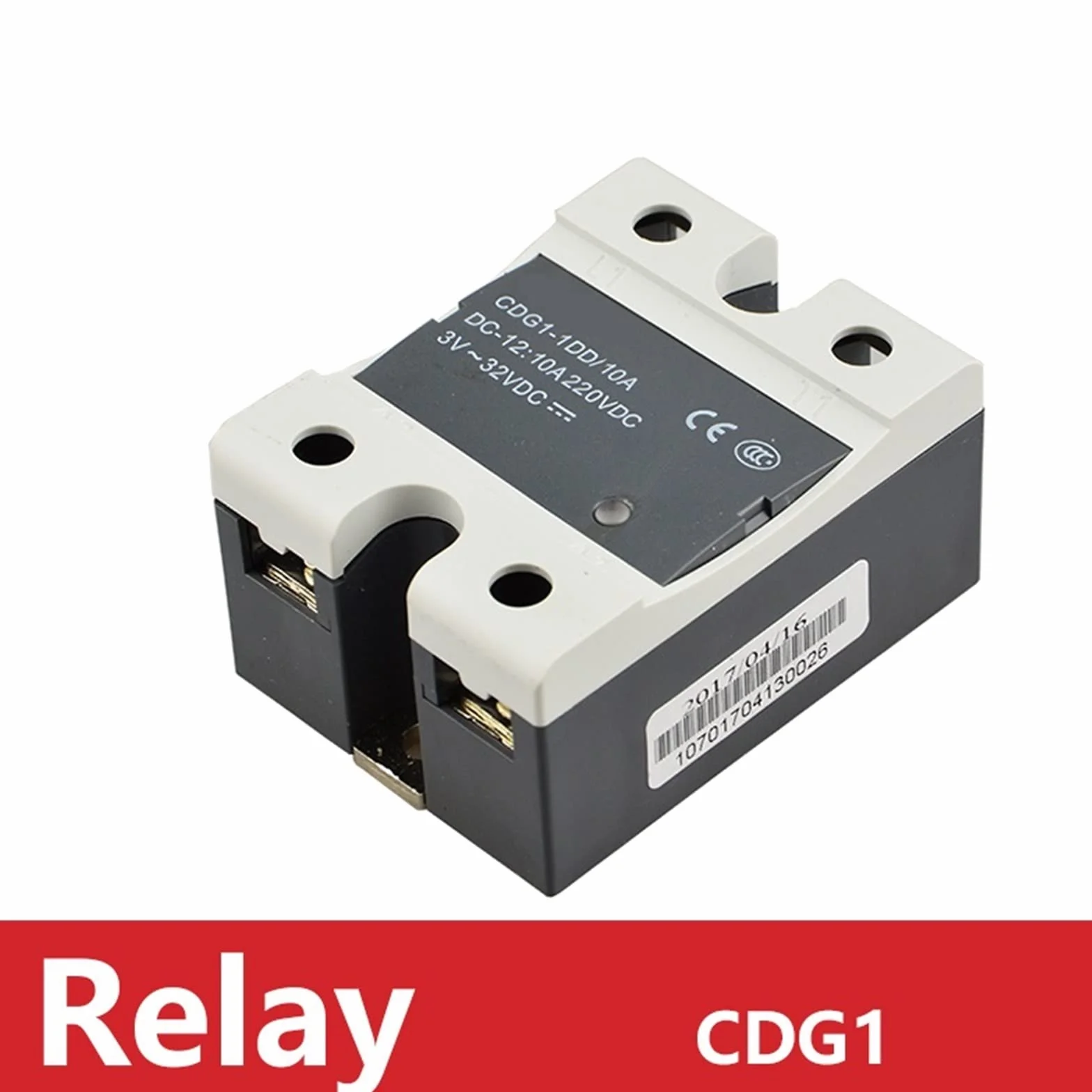 Przekaźnik półprzewodnikowy SSR, jednofazowe sterowanie DC CDG1-1DD 10A 25A 40A 60A 80A (rozmiar: CDG1-1DD 40A)
