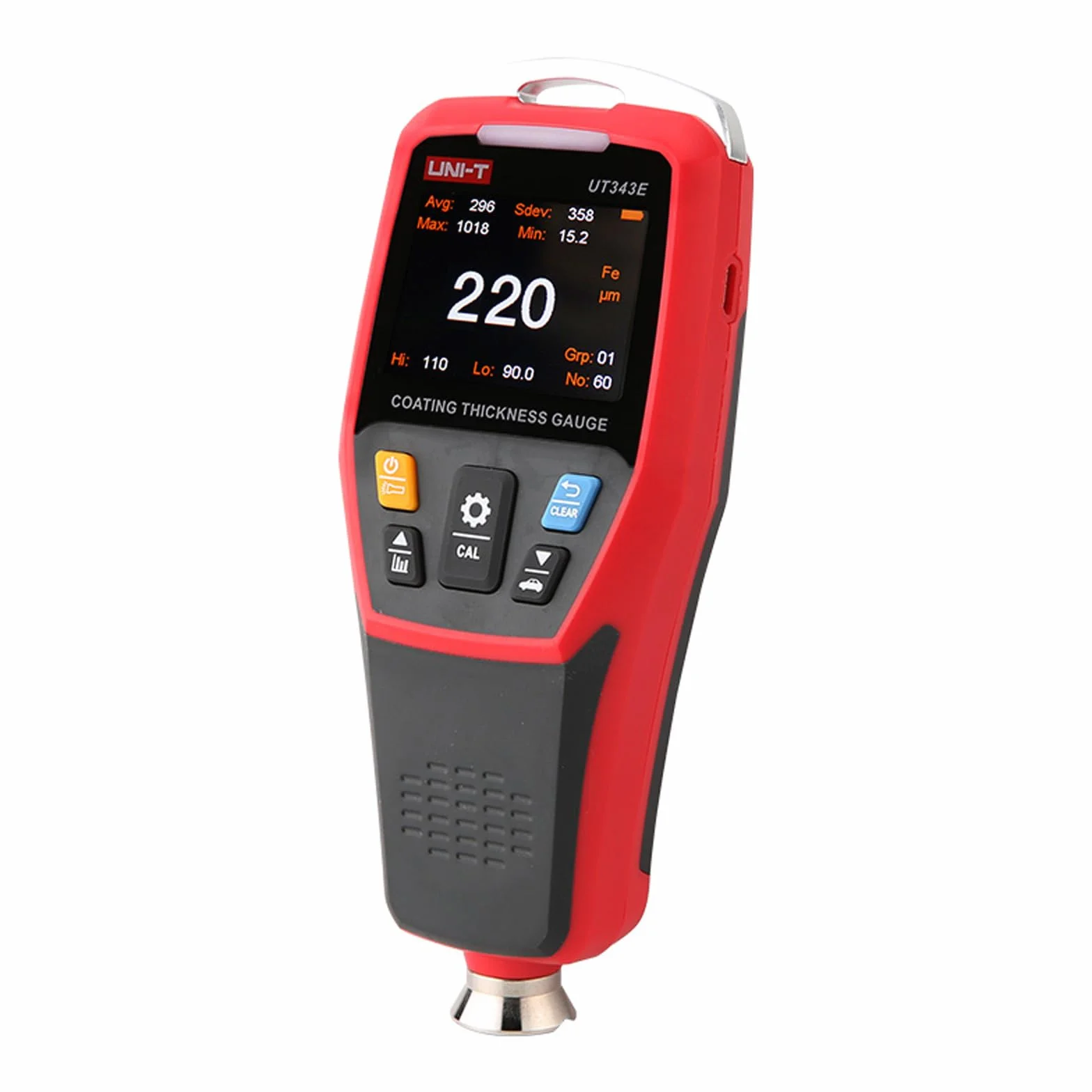 UNI-TREND UT343E Inteligentny Cyfrowy Wyświetlacz Pomiar Grubości Malowania Grubości Pomiar Bluetooth Komunikacja