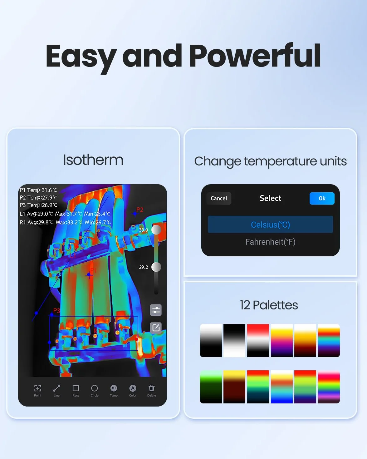 Kamera termowizyjna do iPhone 15/16 i Android Thermal Master P1, kamera termowizyjna na podczerwień, rozdzielczość X³ IR 320 x 240, -20℃-600℃ zakres temperatur, kontrola domu, 15x zoom