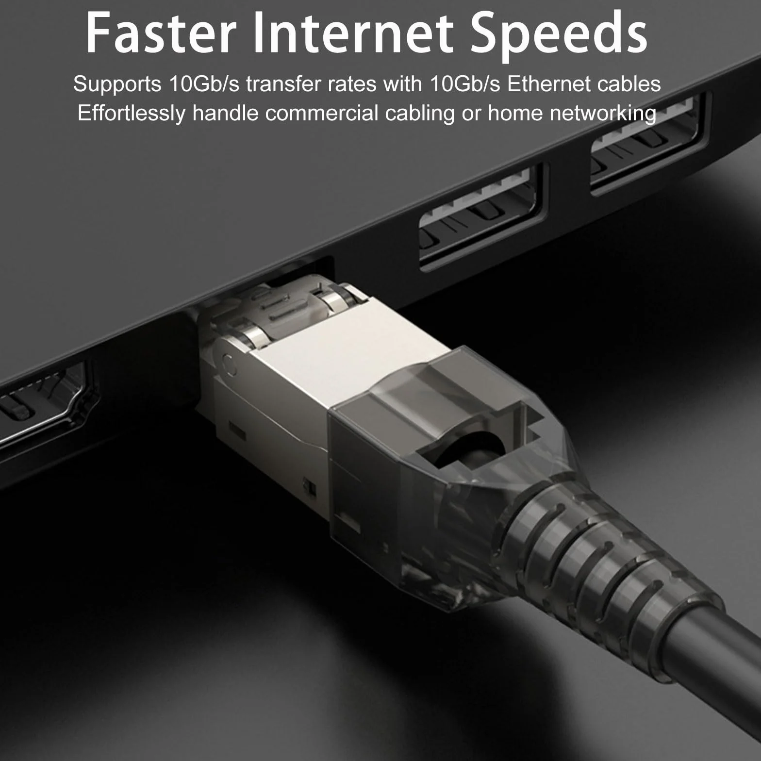 Wtyczka RJ45 bez narzędzi, wtyczka sieciowa CAT7, wtyczka LAN do kabli instalacyjnych, CAT 7 RJ45 wtyczka sieciowa, wtyczka zaciskowa do kabla krosowego, CAT7 CAT6