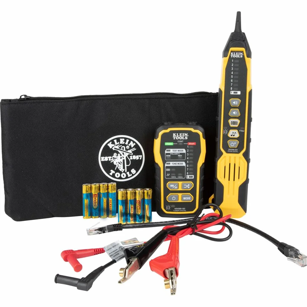 Klein Tools VDV500-920 generator tonów i sonda do kabli Ethernet RJ45 RJ11 RJ12