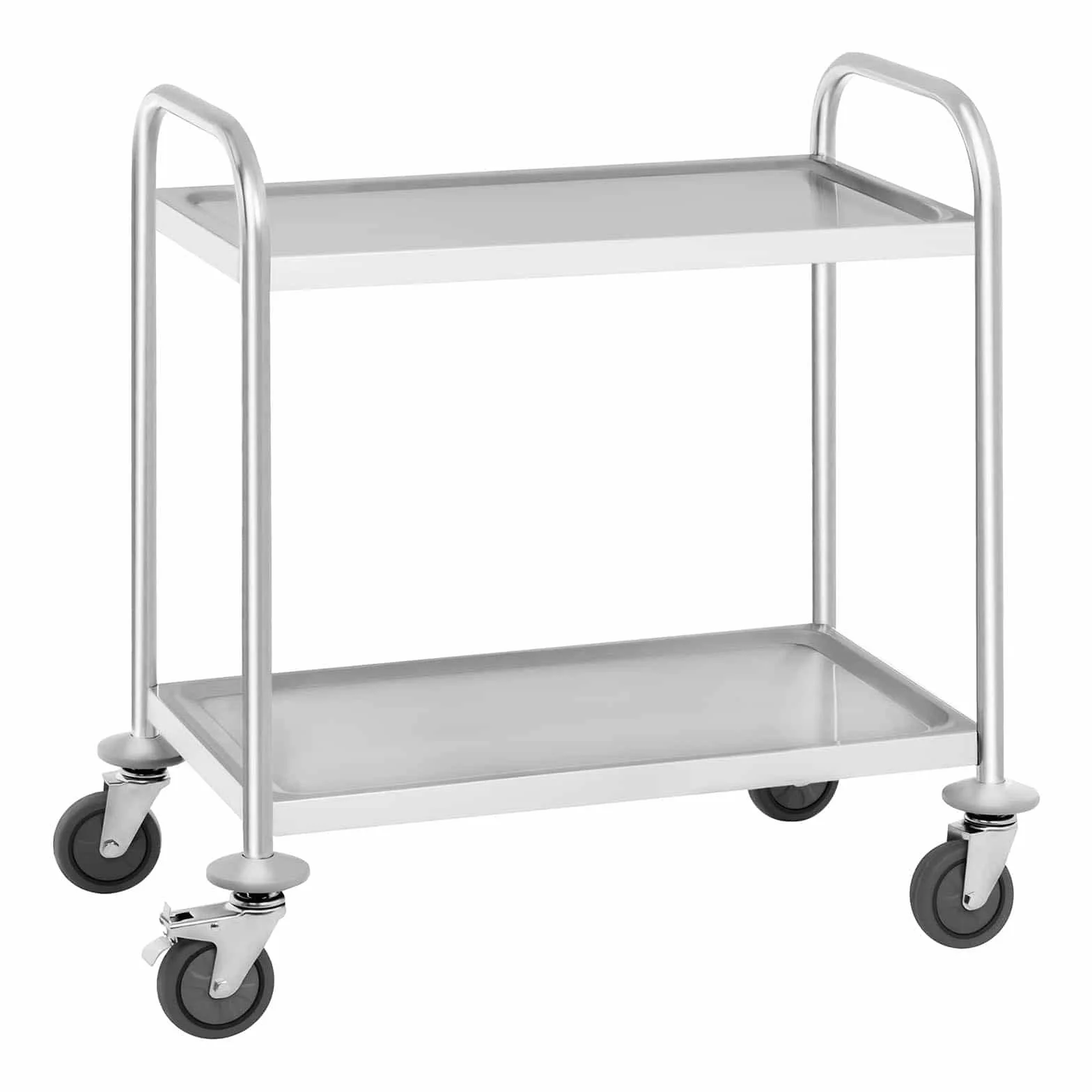 Royal Catering RCSW 2.1H wózek do serwowania stal nierdzewna 2 półki 150 kg