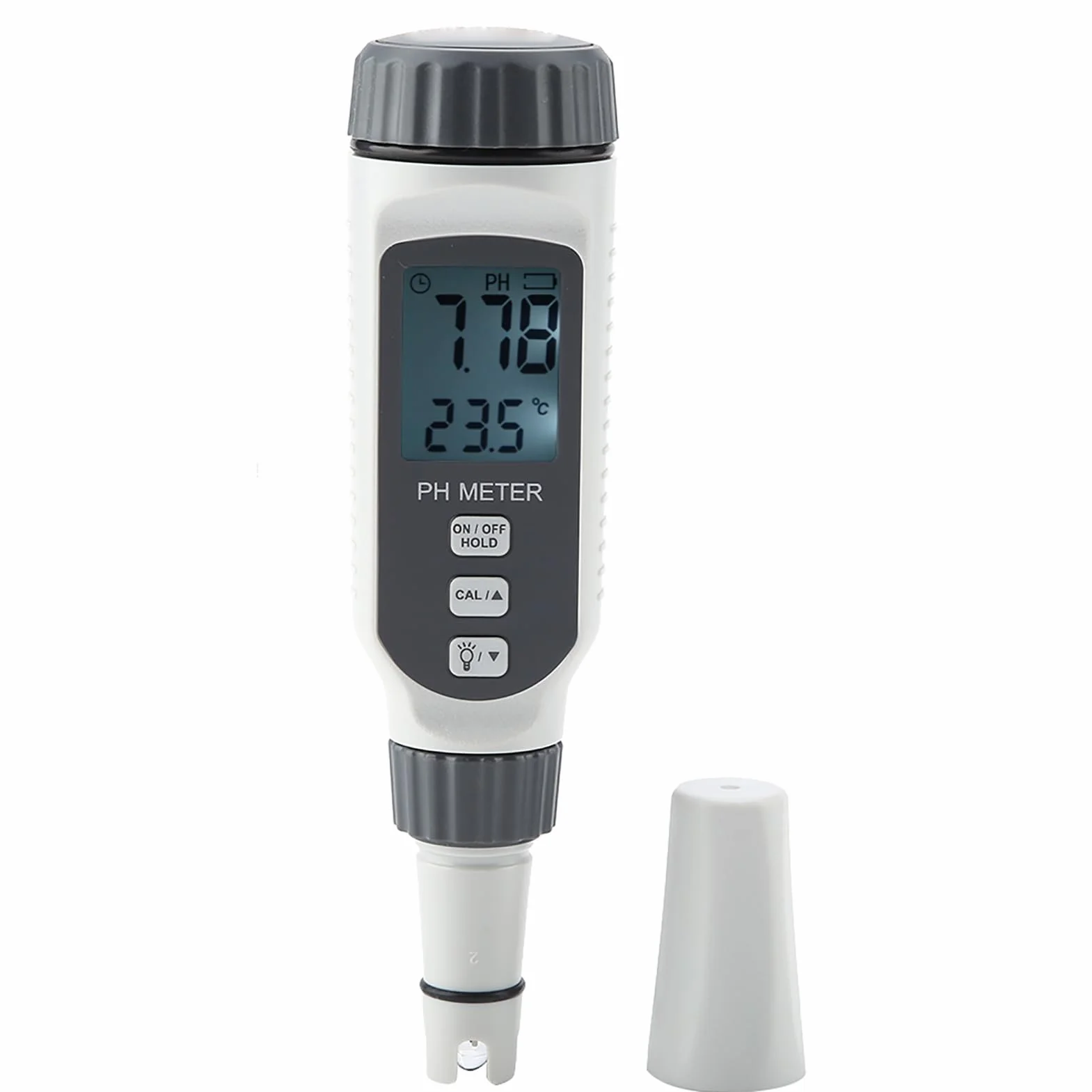 Miernik pH PH818, profesjonalny tester pH, przenośny długopis pH do wody, precyzyjny z dużym wyświetlaczem LCD