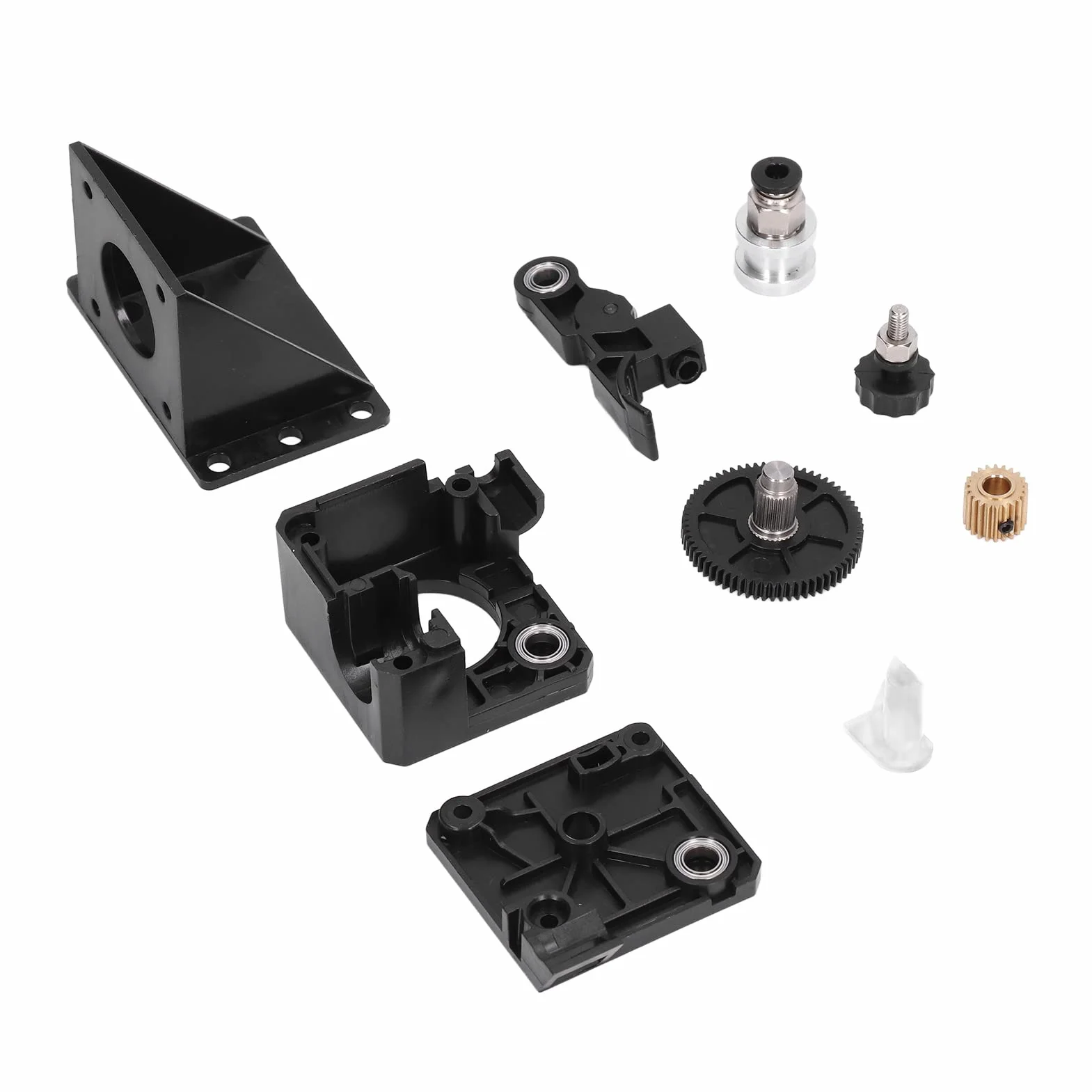 Titan Extruder Kit Akrylowa Drukarka 3D Wytłaczarki Części Podajnik Filamentu Ulepszona Wytłaczarka Bowden Podajnik Zapasu Drukarki 3D dla V6 Long And Short Distance Universal 1.75mm