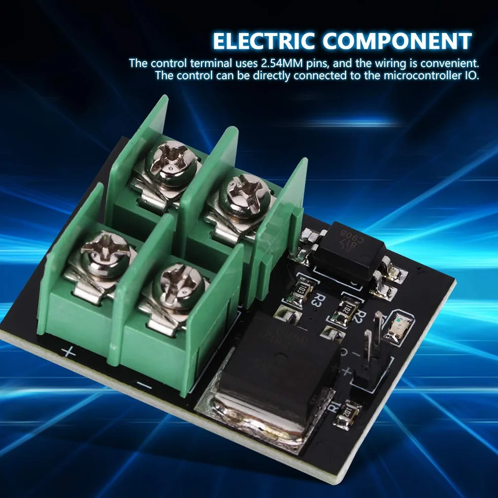 Moduł sterownika przełącznika, moduł przełącznika MOSFET niskiego napięcia 3 V 5 V niskie sterowanie wysokie napięcie 12 V 24 V 36 V moduł tranzystora polowego