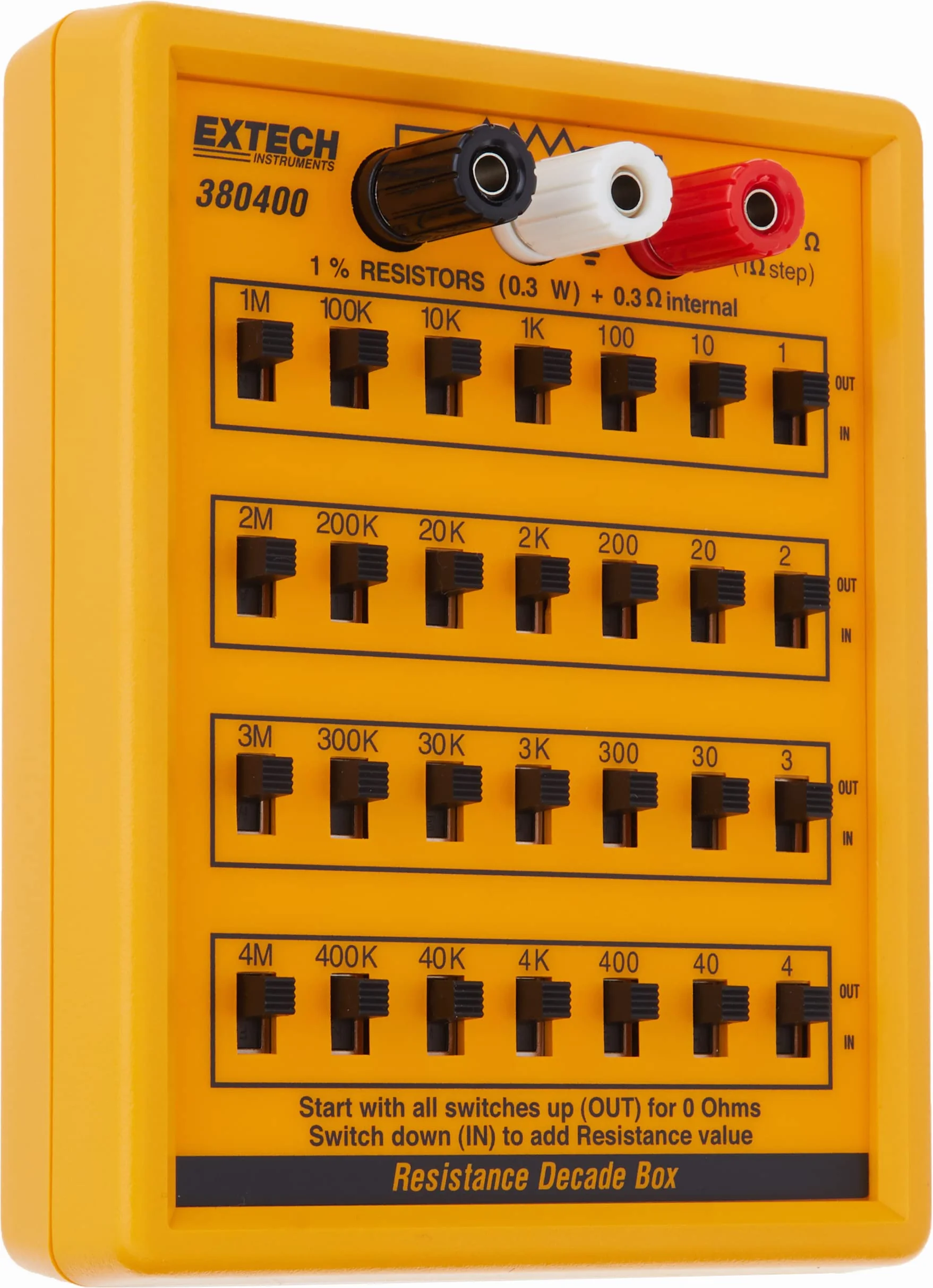 Extech 380400 rezystor pudełko dekadowe