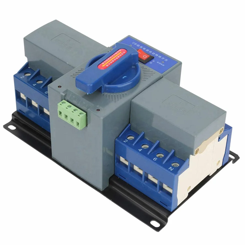 Automatyczny przełącznik transferowy 4P 63 A 400 V z elektromechaniczną ochroną przed blokadą