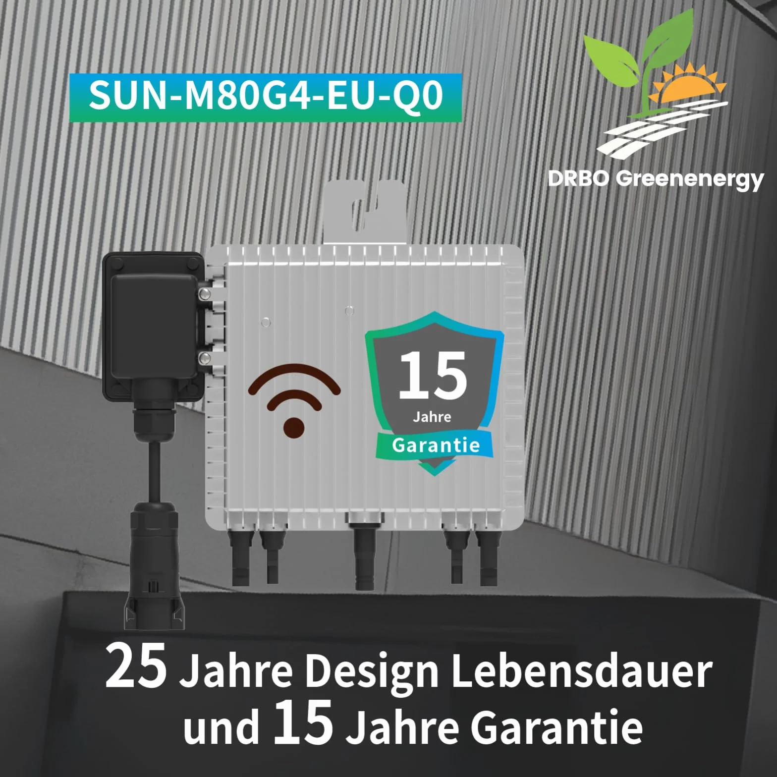 Deye SUN-M80G4-EU-Q0 800 Watt kuchenka mikrofalowa – Plug & Play, idealna do elektrowni balkonowych