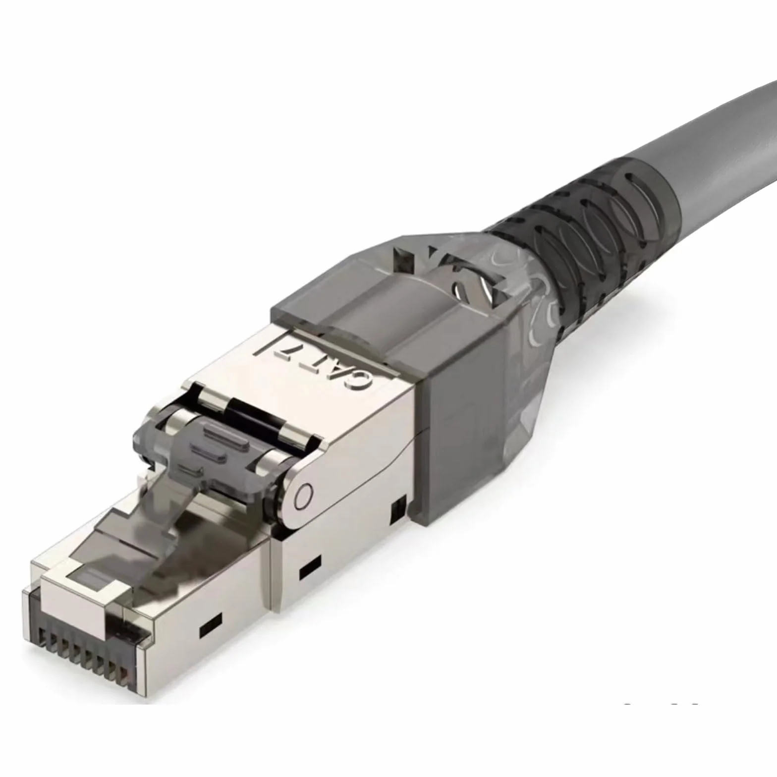 Wtyczka RJ45 bez narzędzi, wtyczka sieciowa CAT7, wtyczka LAN do kabli instalacyjnych, CAT 7 RJ45 wtyczka sieciowa, wtyczka zaciskowa do kabla krosowego, CAT7 CAT6