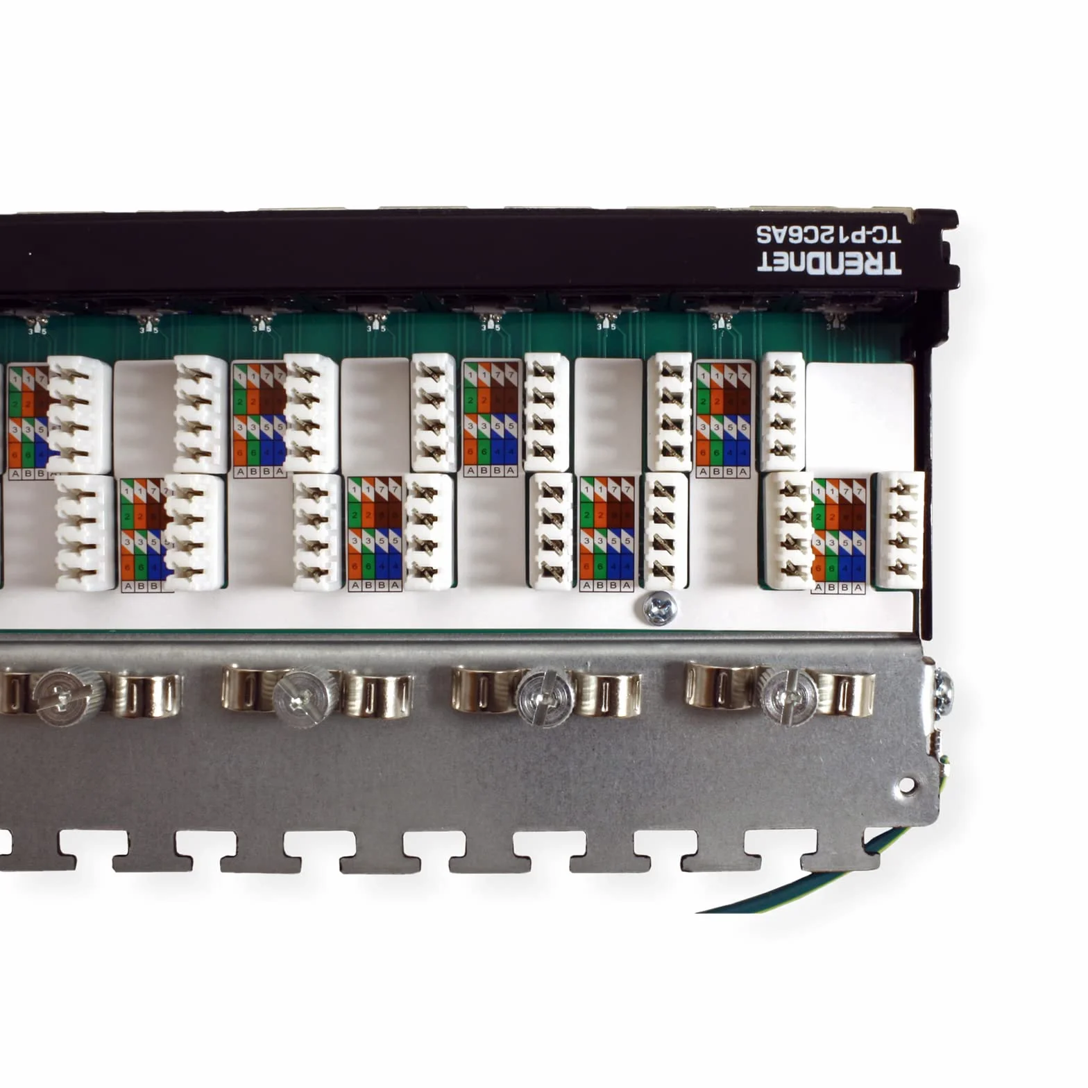 TRENDnet TC-P12C6AS panel krosowy 12-portowy Cat6a ekranowany