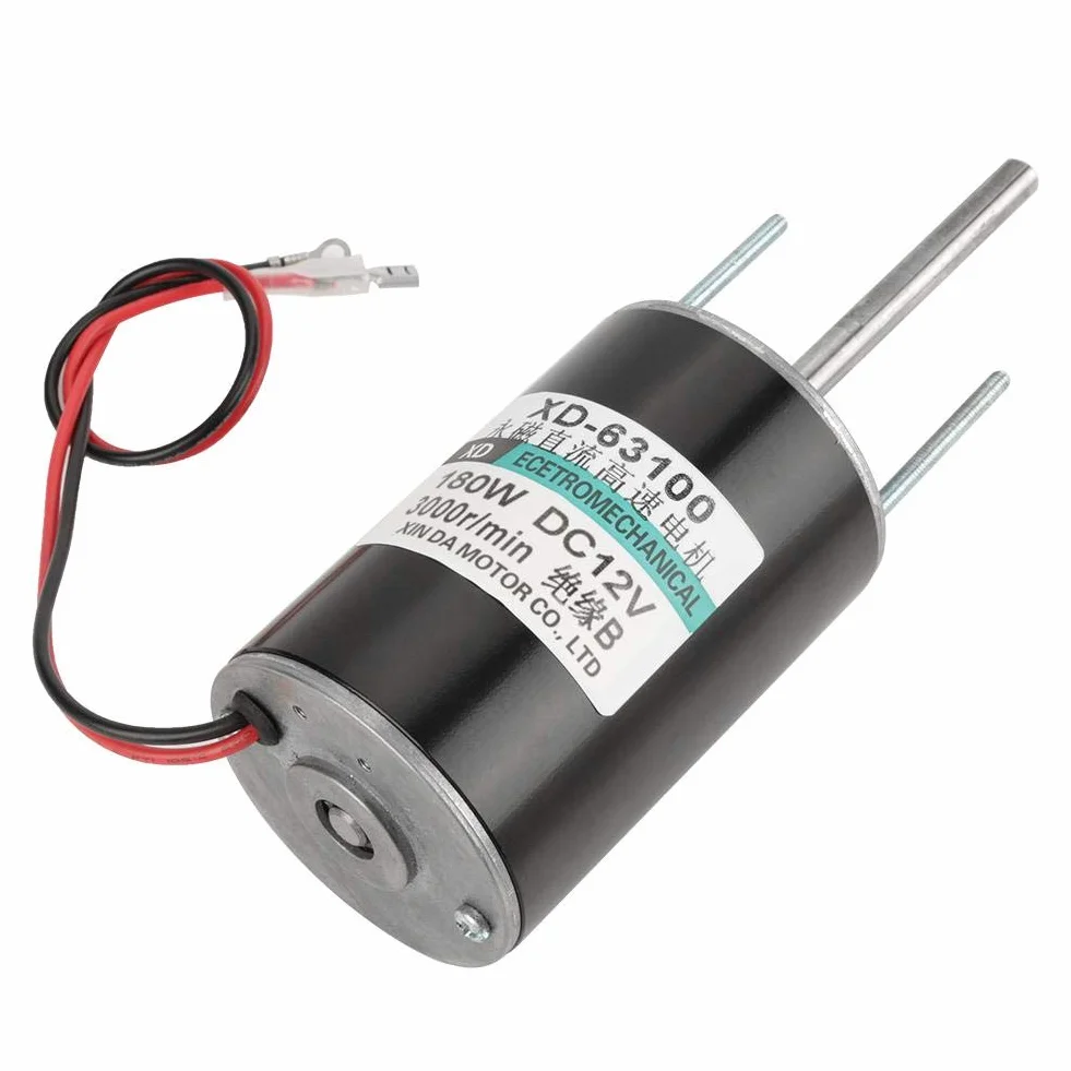 Silnik prądu stałego XD-63100 12/24 V 150 W duża prędkość CW/CCW do generatora DIY