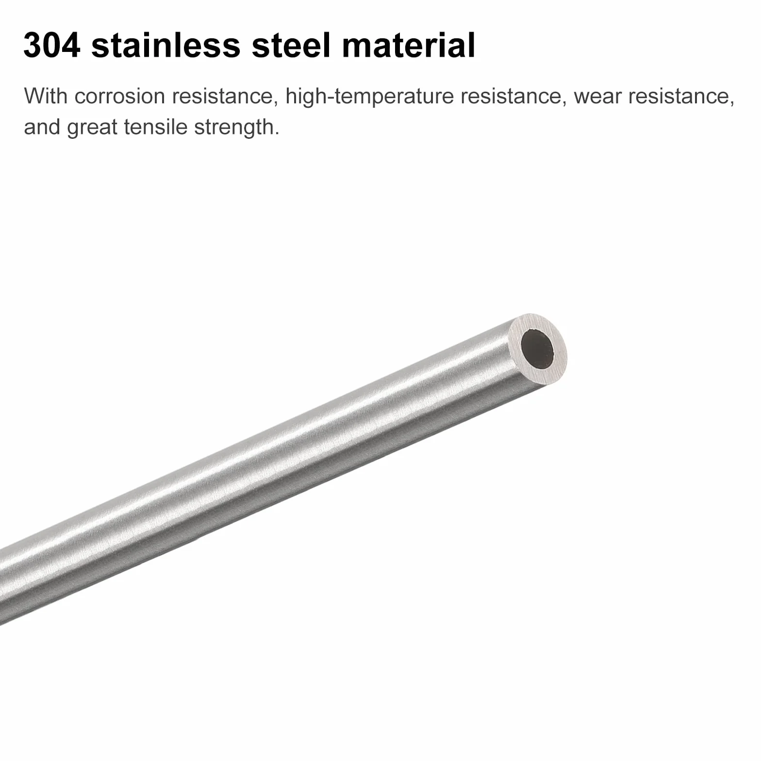 QUARKZMAN 304 Ze Stali Nierdzewnej Kapilarnej Rury, OD 4mm x 0.9mm Grubość Ściany 250mm Długość Metalu Rury dla Przemysłu Maszyny
