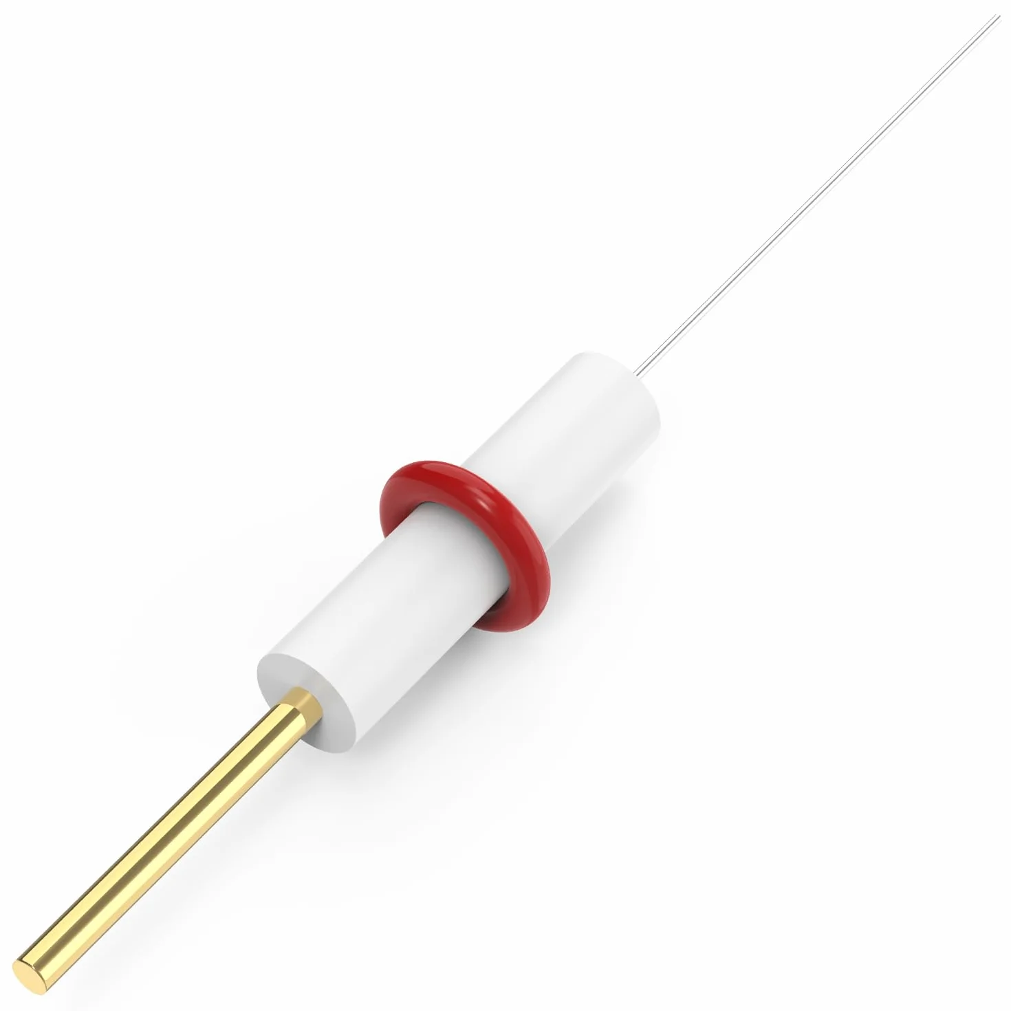 Labasics Platynowa elektroda, 37 mm czystość Pt Komórki elektrolityczne Platyna elektroda z obudową PTFE pomoc elektroda do komórek elektrolitycznych Labasics, 0,5 mm