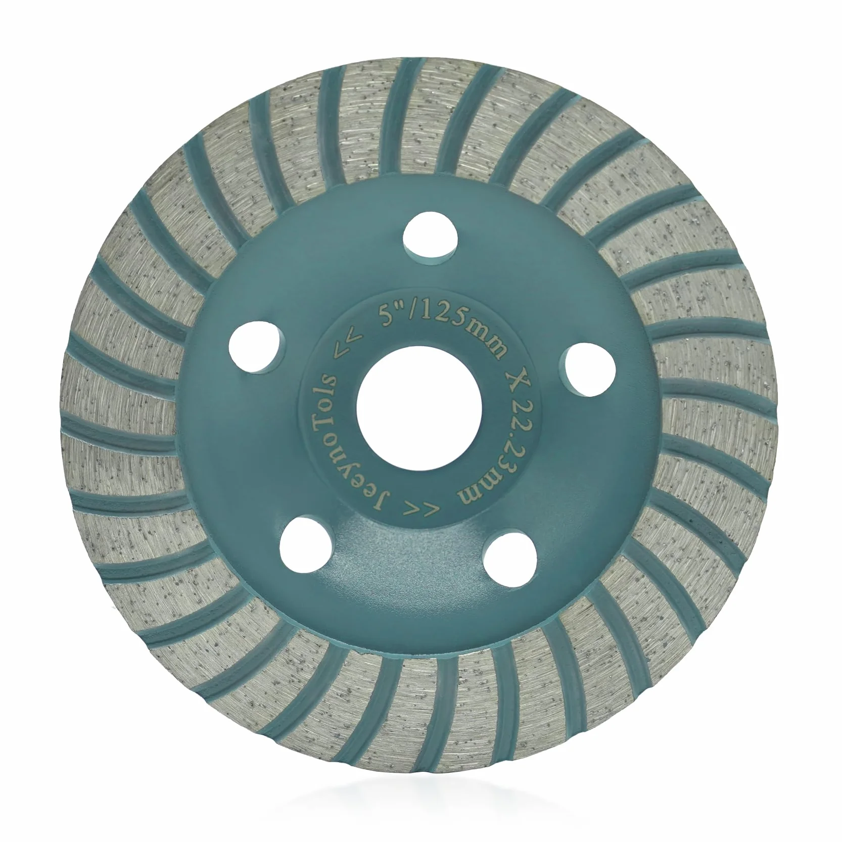 JeeynoTols szlifierka diamentowa 125 mm turbo koło garnkowe do szlifowania betonu granitu