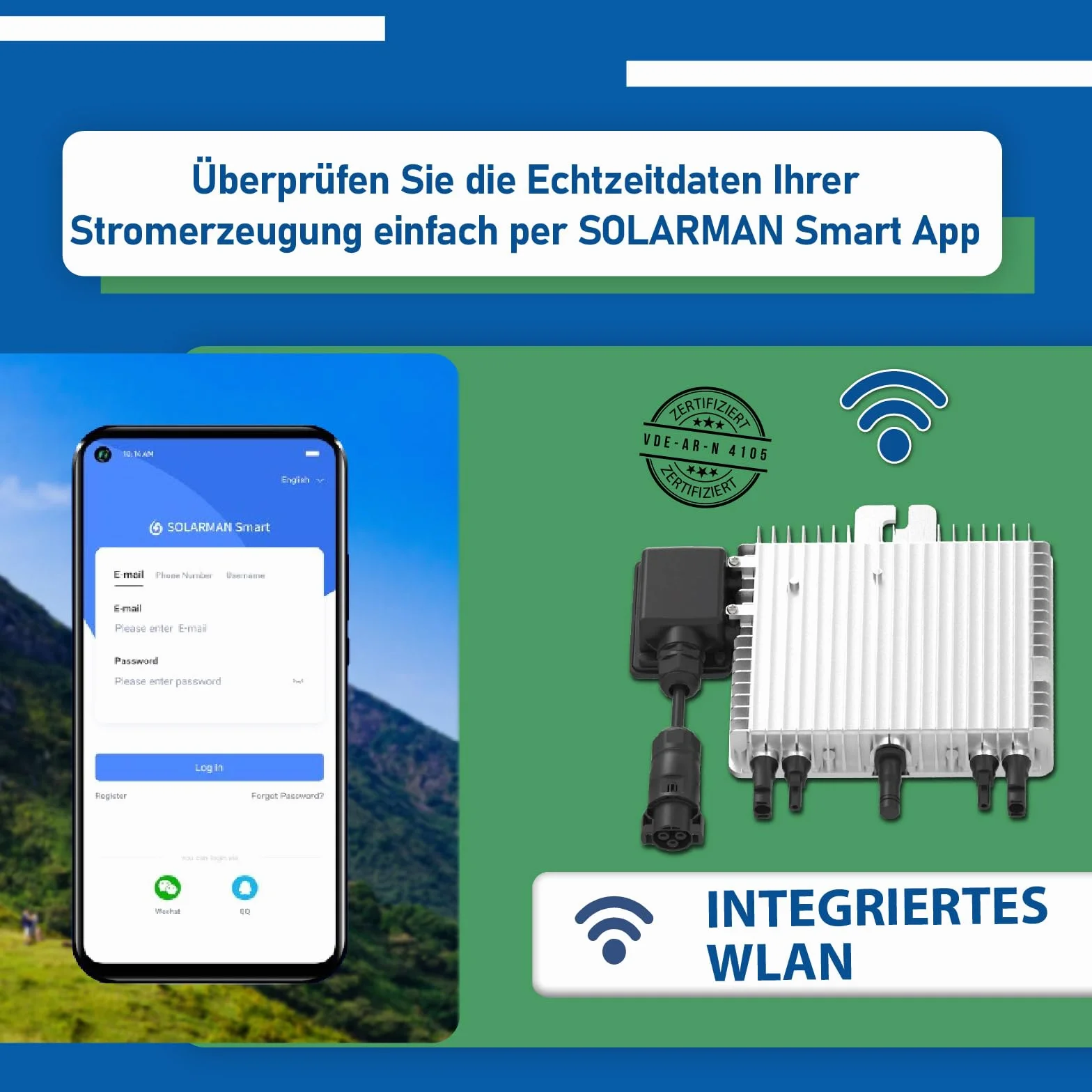 800 W Deye (SUN-M80G4-EU-Q0) nowa generacja falownik WiFi z przekaźnikiem