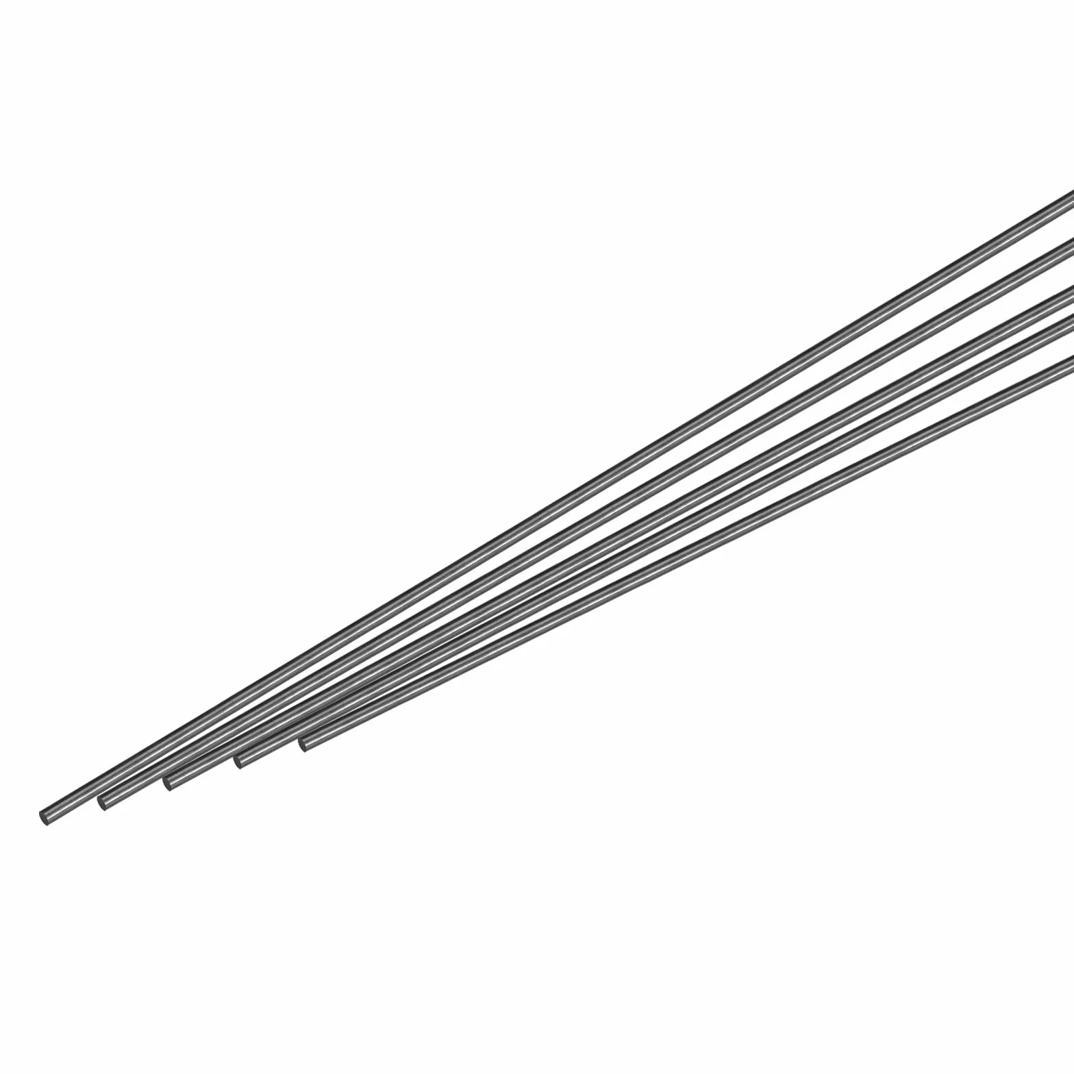 QUARKZMAN 5 sztuk pręta z włókna węglowego, 1 mm x 300 mm, do samodzielnego wykonania samolotu RC RC, rurki do skrzydeł quadcoptera