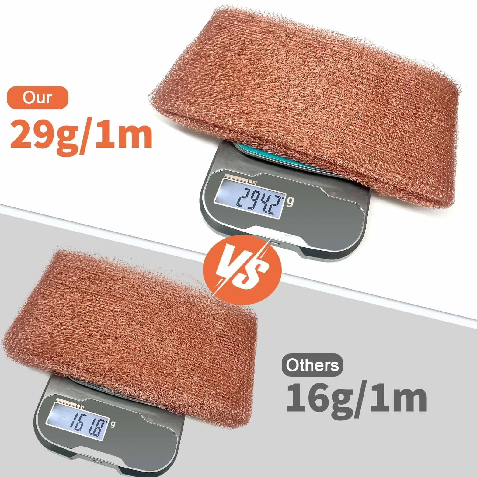 Siatka miedziana 12,7 cm x 80 cm czysta miedziana blokada szczelin ochrona sadzonek DIY (miedź-10 m)
