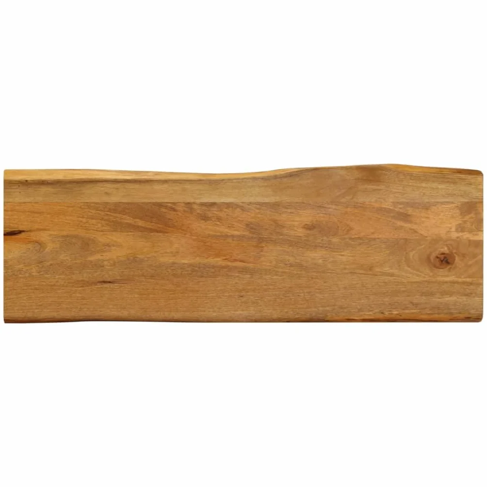 vidaXL Blat stołu lite drewno mango 120x40x2,5 cm naturalna krawędź