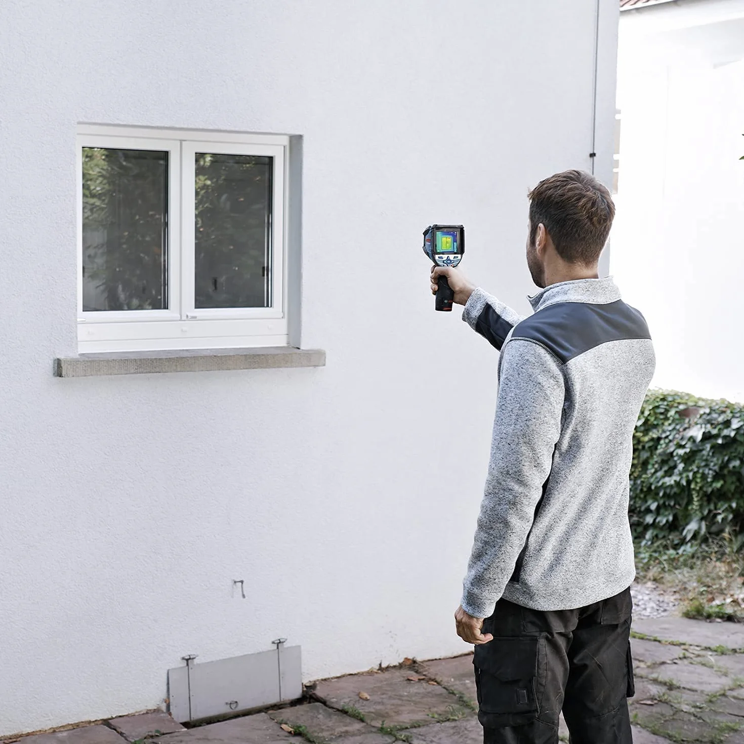 Bosch Professional GTC 600 C kamera termowizyjna 12V 256x192 px –20°C do +600°C zestaw z 2 akumulatorami 2.0Ah