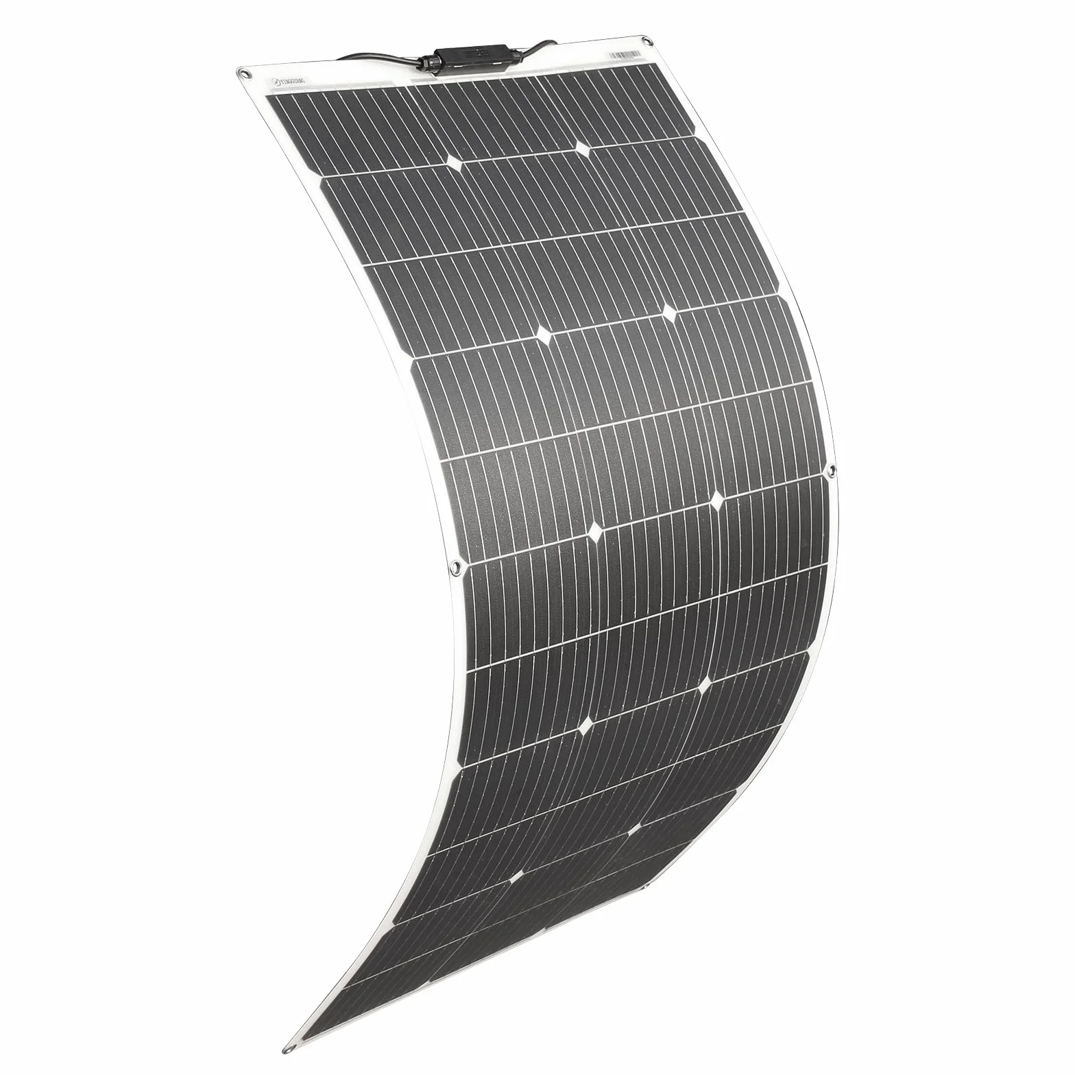 Panel słoneczny 100W 18V Elastyczny Moduł solarny Monokrystaliczna ładowarka solarna do niezależnego od sieci systemu/instalacji wyspowych/przenośnej