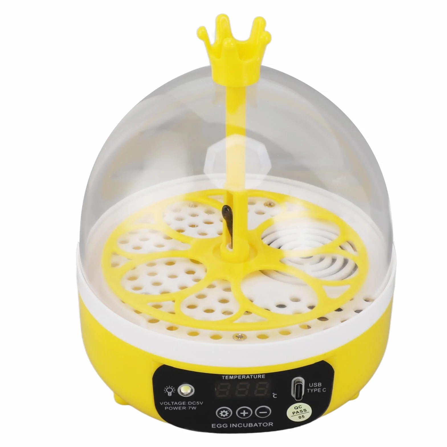 Mini Inkubator do Jaj 8 Jaj z Automatyczną Regulacją Temperatury i Wilgotności