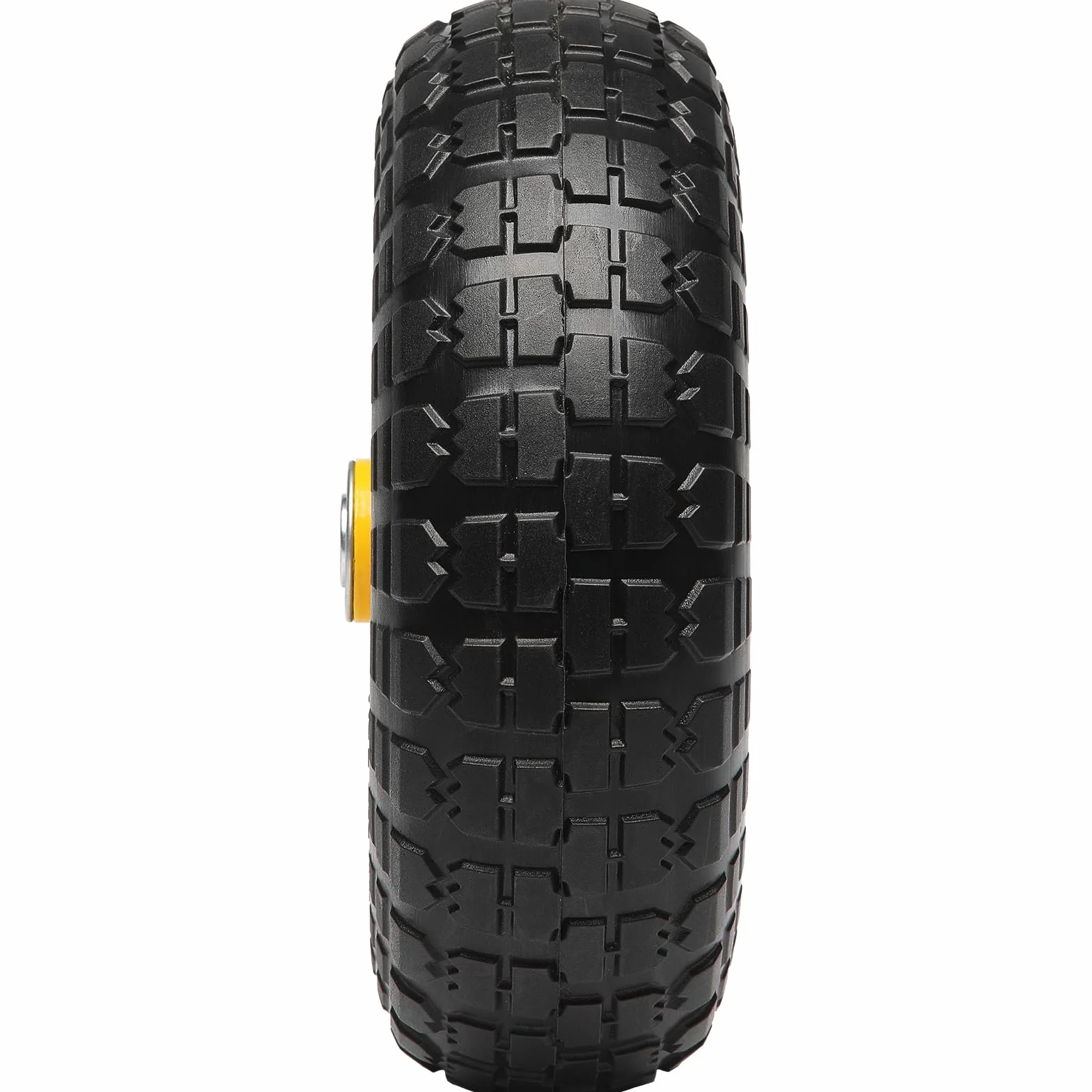 VEVOR Pełne koła PU RunFlat 2 sztuki obciążenie dynamiczne 10 kg bezdętkowe do wózków transportowych