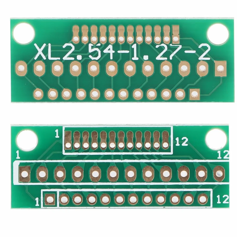 Płyta adaptera 10 szt. 1,27 mm 2,0 mm 2,54 mm 12 pin 3 rzędy 36 otworów adapter płytka do modułów bezprzewodowych