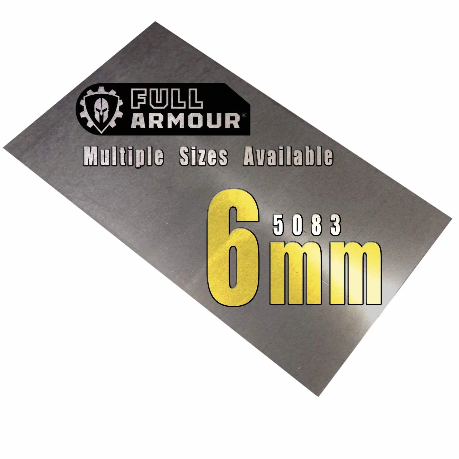 Płyta aluminiowa 6 mm - 5083 300 mm x 150 mm (30cm x 15cm)