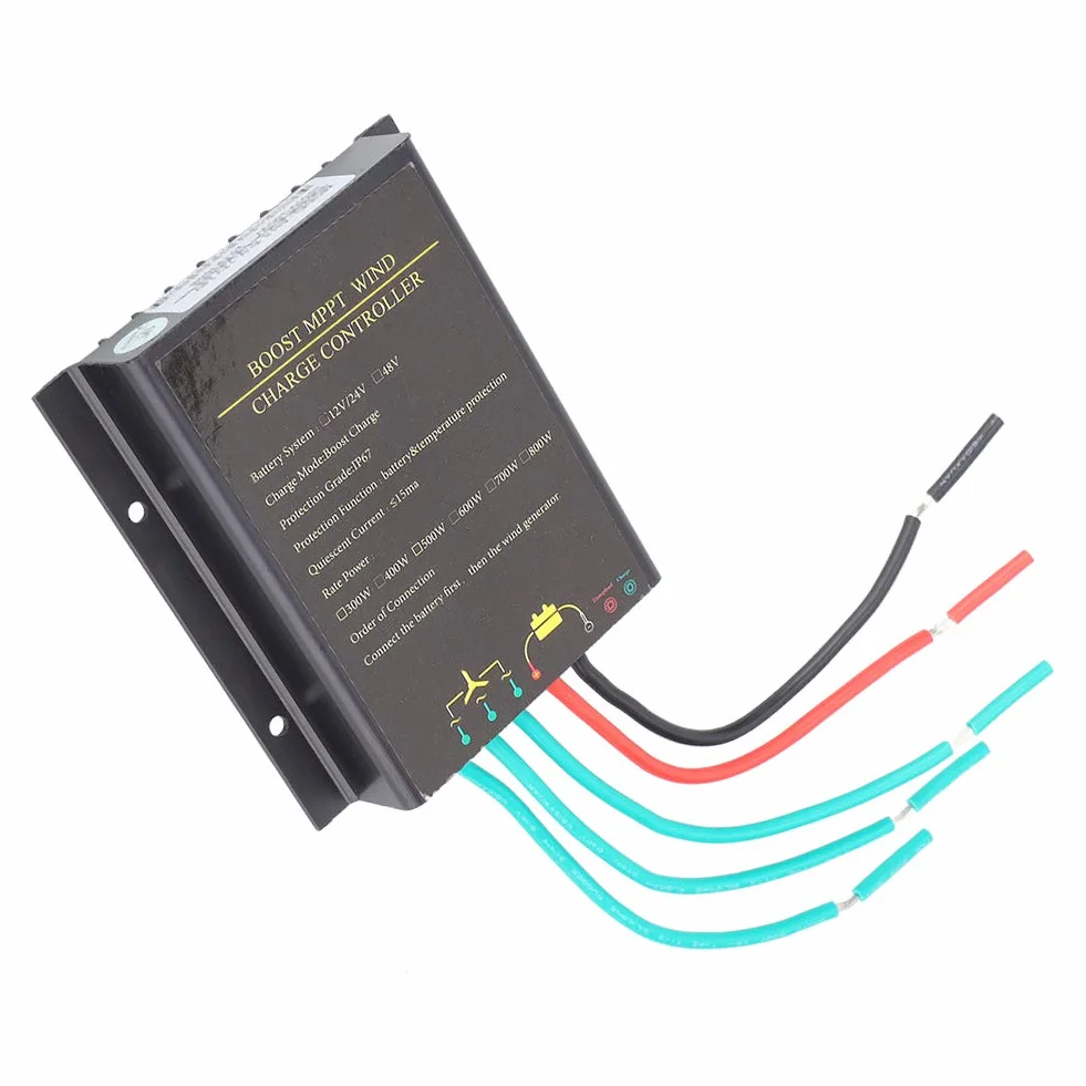 Regulator Generatora Wiatrowego 48V 800W MPPT Wodoodporny Kontroler Turbiny Wiatrowej