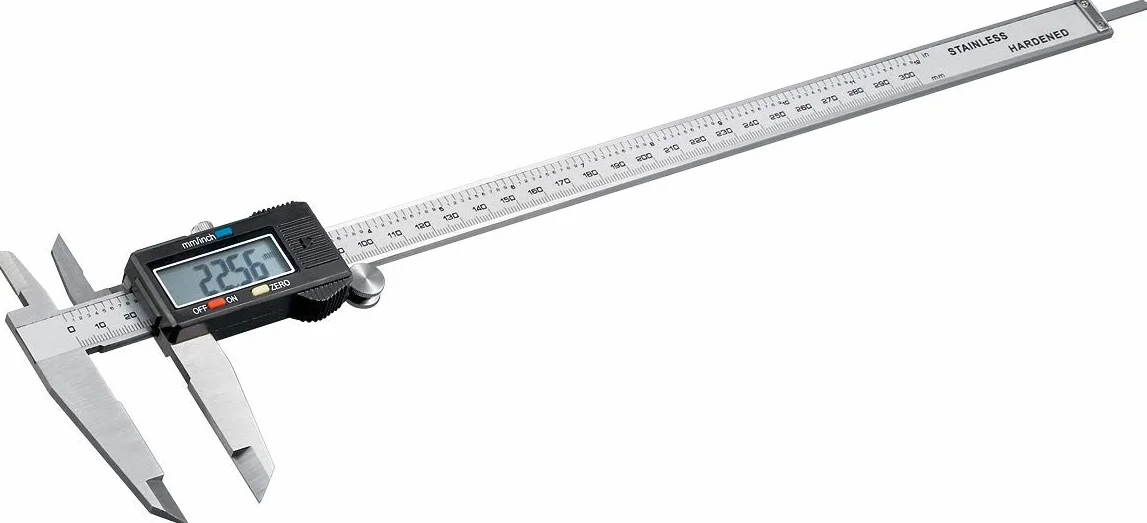 Fixpoint suwmiarka cyfrowa/suwmiarka z wyświetlaczem LCD ekstra długa do 300 mm