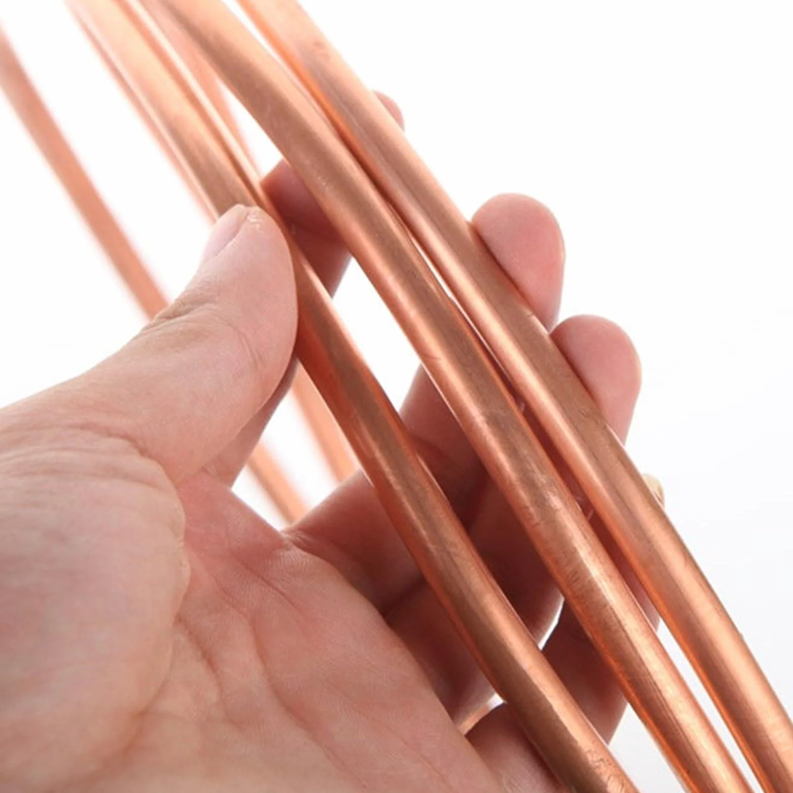 GTPBAO 99,9% czysta miękka rura miedziana T2, 2 mm, 3 mm, 4 mm, 25 mm, cewki miedziane do domowych systemów zaopatrzenia w ciepłą i zimną wodę do klimatyzacji, proste (3 mm x 1 mm)
