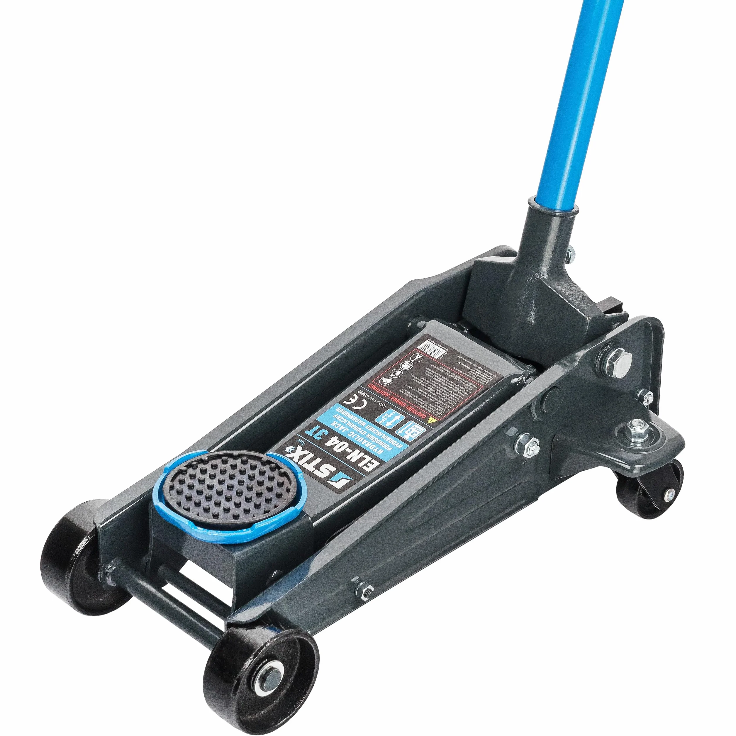 STIX ELN-04 hydrauliczny podnośnik samochodowy 3T 140-460 mm stalowy podwójna dźwignia 94 cm