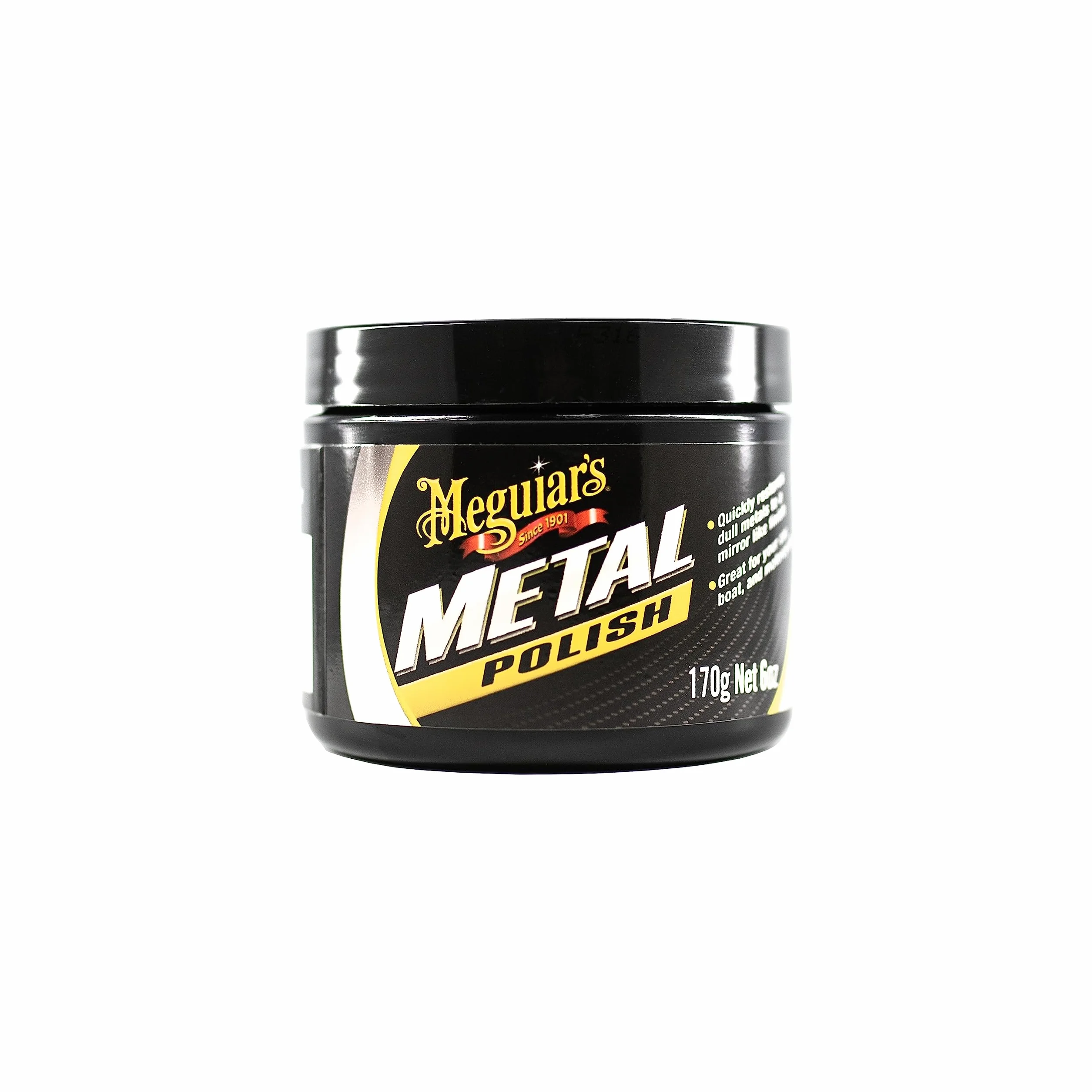 Meguiar's G211606EU Polish170 g, polerowanie metali odpowiednie dla aluminium (polerowane, odlewane i surowe), chromu, stali nierdzewnej, mosiądzu, miedzi, srebra i innych komponentów