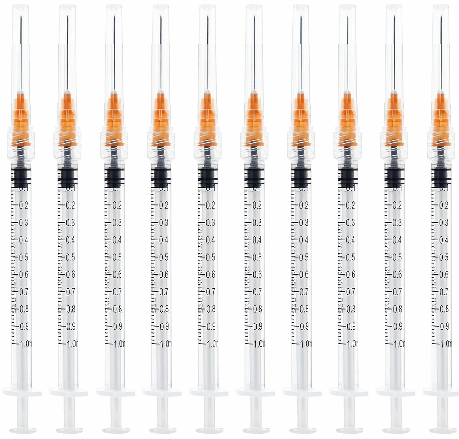 Luer-Lock 25G-25 mm 1ml/cc Single Use Needle Tip 100 szt.