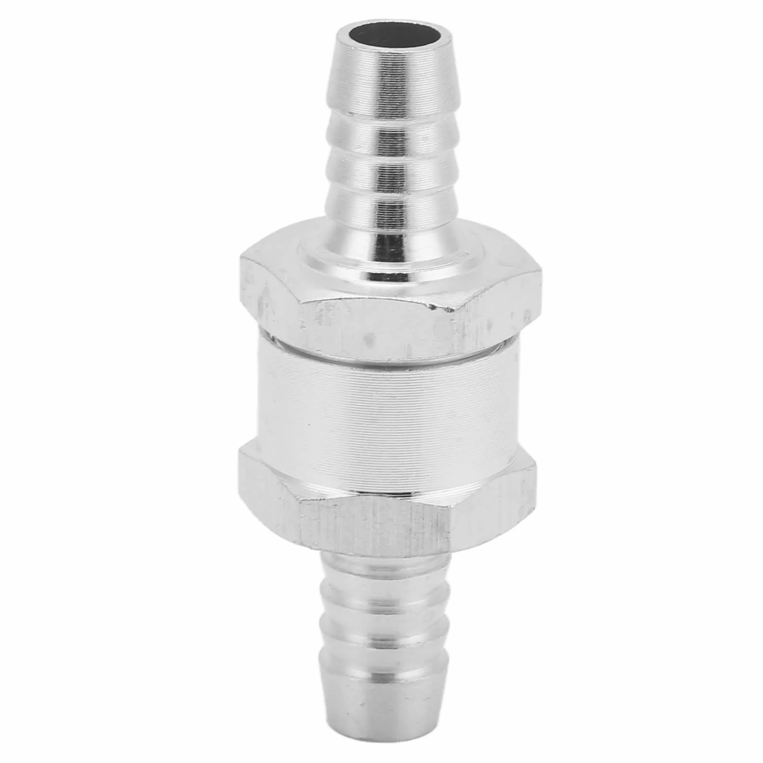 Zawór zwrotny, Jednokierunkowy zawór zwrotny ze stopu aluminium 0,2-6 bar, uniwersalny zawór zwrotny linii paliwowej do benzyny, biodiesel, (10 mm)