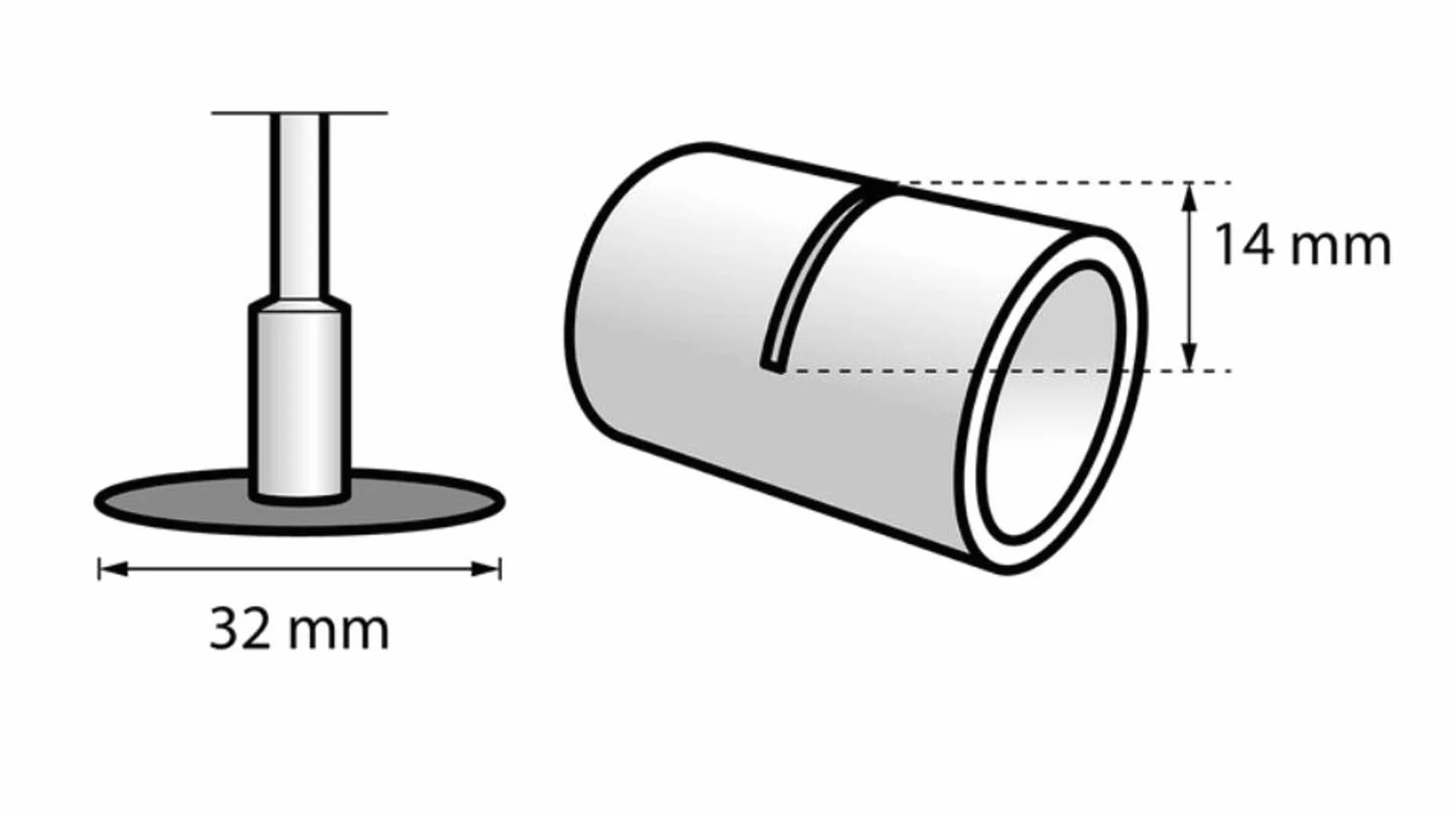 Dremel 540 wytrzymałe tarcze do cięcia – 5 obrotowych akcesoriów o średnicy ostrza 32 mm i głębokiego cięcia 14 mm do cięcia cegły, metalu, marmuru, plastiku i innych twardych materiałów