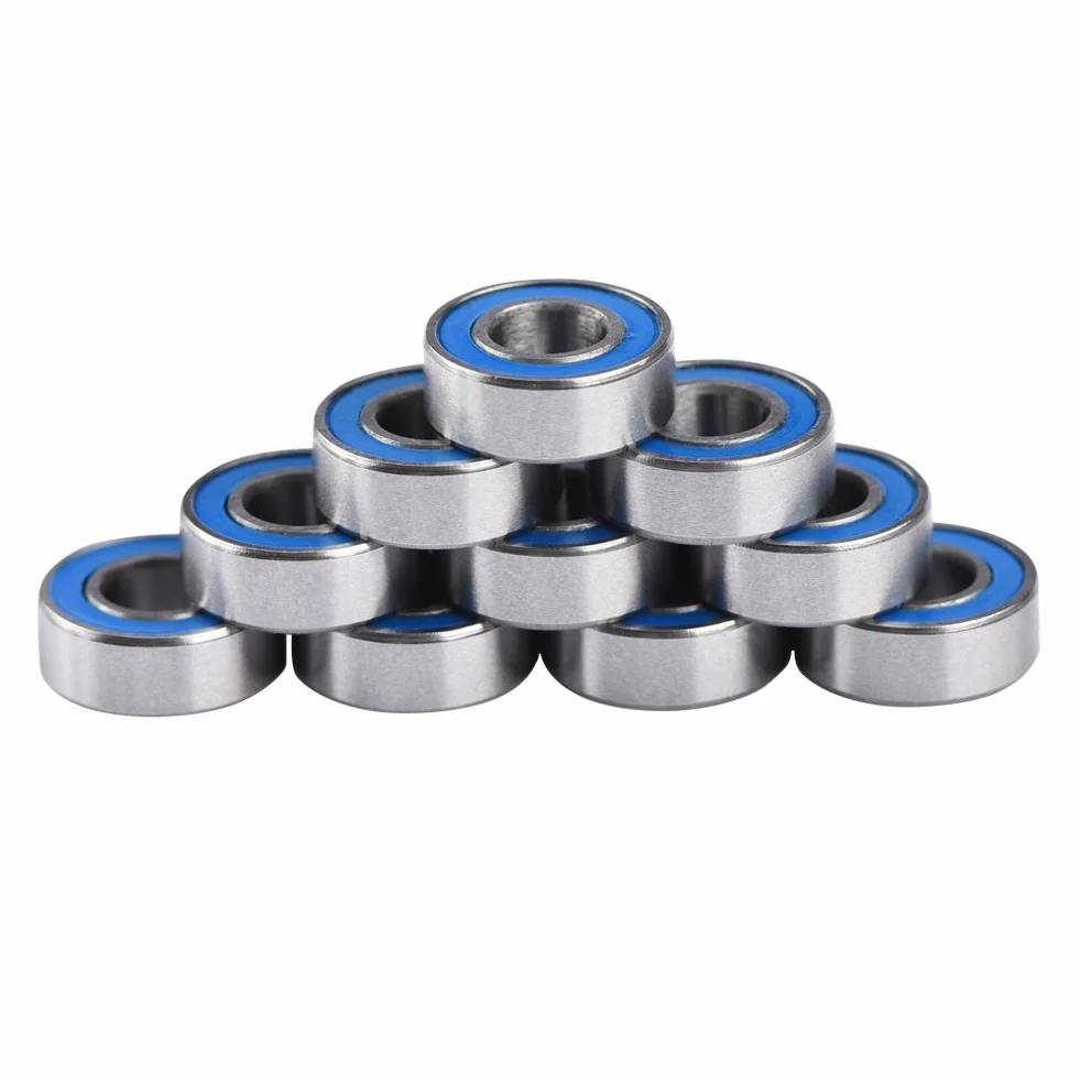 10 stücke MR115 2RS Kugellager TOPINCN Stahl Doppel geschirmt Miniaturkugellager Rillenkugellager 5x11x4mm MEHRWEG VERPACKUNG