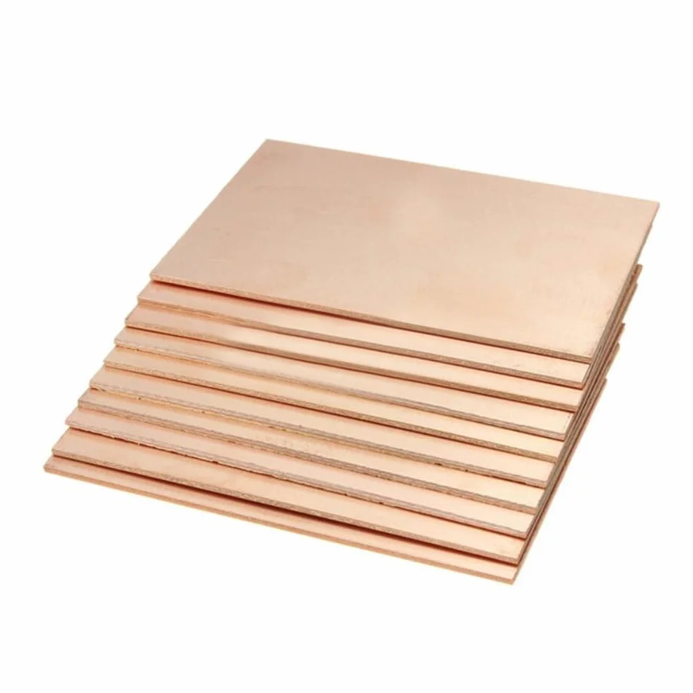 10 szt. Single Sided Copper clad Board PCB Single Sided Copper clad Foil Board Single Sided Glass Copper clad Board Experimental Board FR-4 (5 x 7 cm)