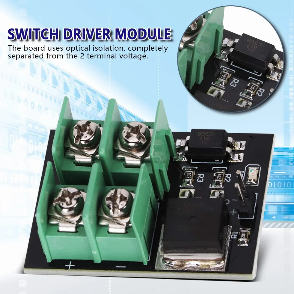 Moduł sterownika przełącznika, moduł przełącznika MOSFET niskiego napięcia 3 V 5 V niskie sterowanie wysokie napięcie 12 V 24 V 36 V moduł tranzystora polowego