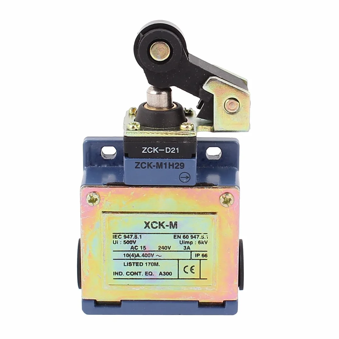 Aexit XCK-M AC15 240V 3A Wyłącznik krańcowy siłownika z dźwignią rolkową(XCK-M AC15 240 ν 3A contacteur fin course levier à galet