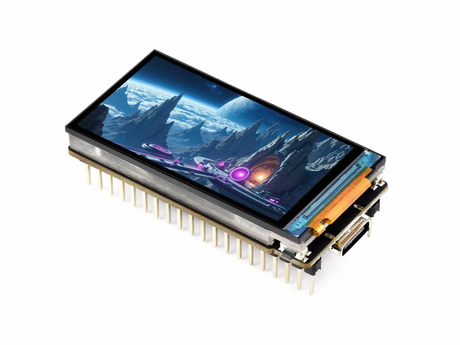Waveshare ESP32-C6 1.9inch Display Development Board, 170×320 Pixels, 262K Colors, 160MHz RISC-V Single-core Processor, WiFi 6 & BT, 90° Rotation Support, ESP32 with Display Integration