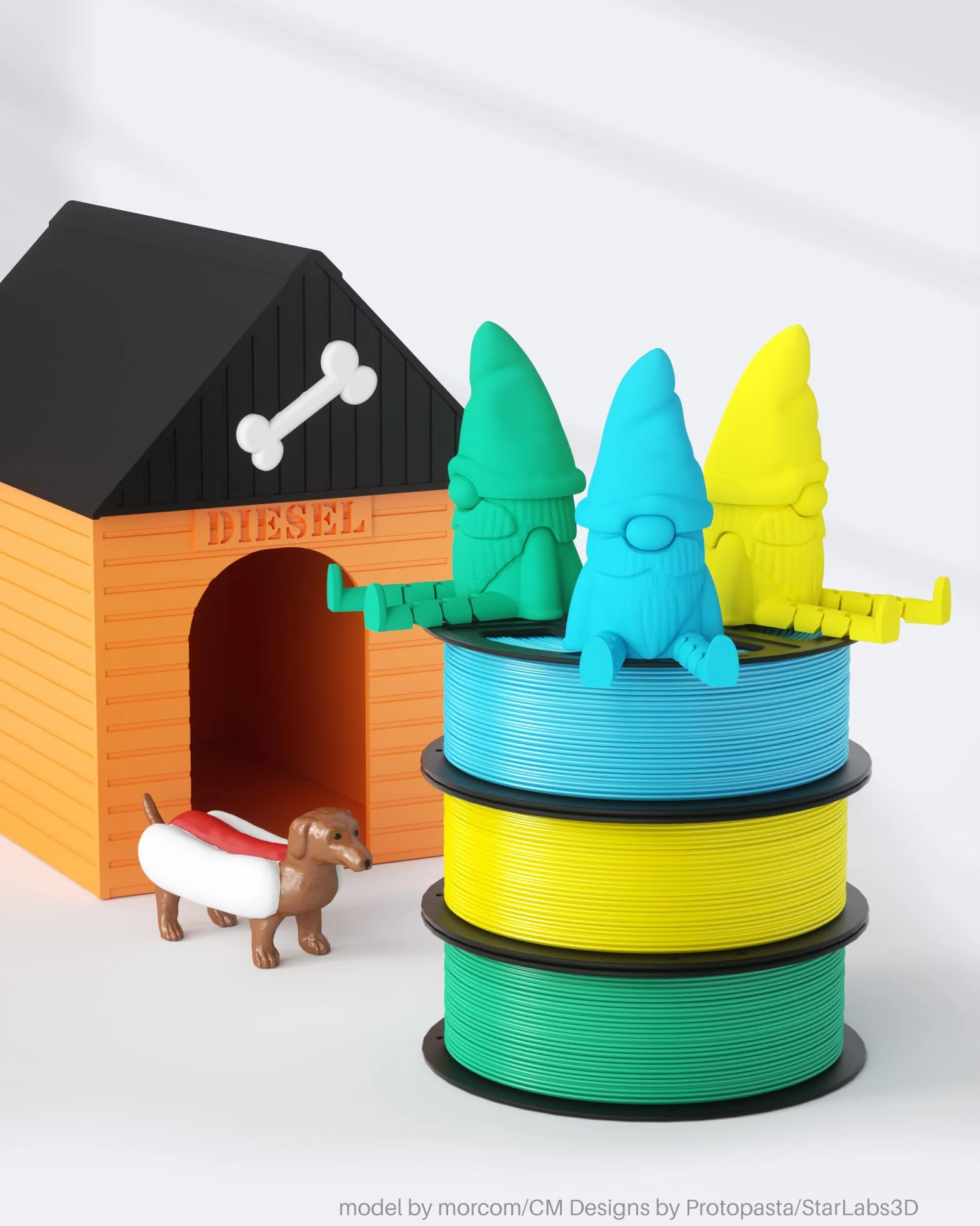 ELEGOO PLA+ filament 1,75 mm biały 2 kg dokładność +/- 0,02 mm do drukarek 3D