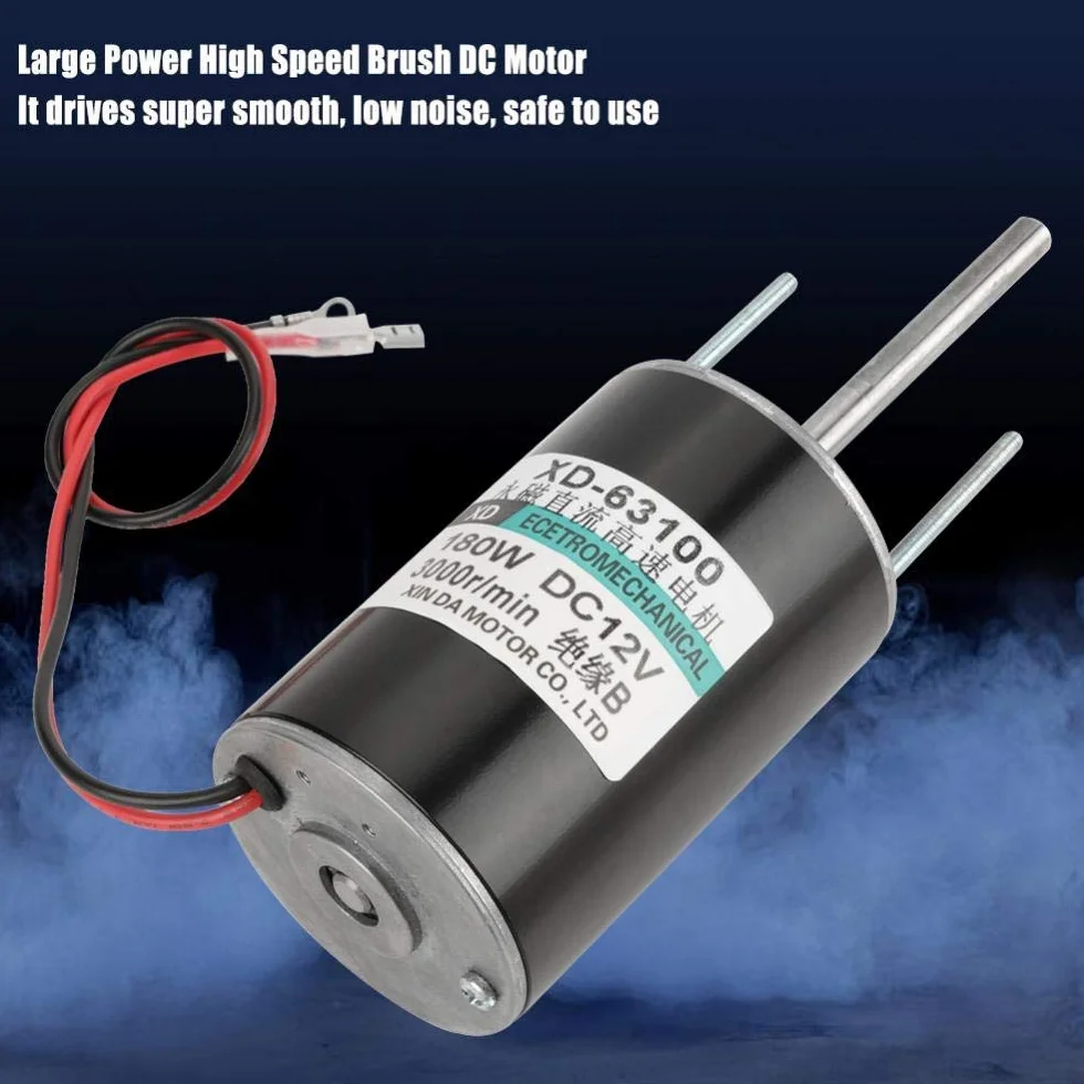 Silnik prądu stałego XD-63100 12/24 V 150 W duża prędkość CW/CCW do generatora DIY